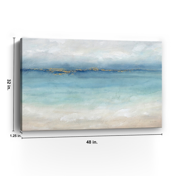Serene Sea Landscape Giclee Canvas Art Print