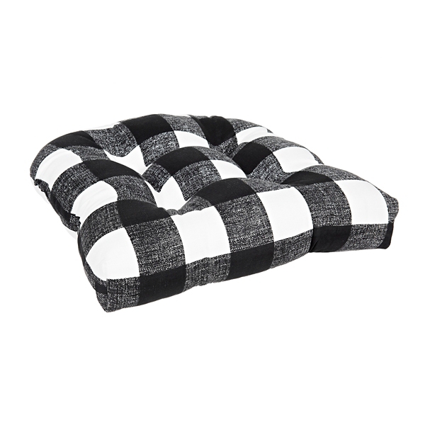 buffalo check outdoor cushions