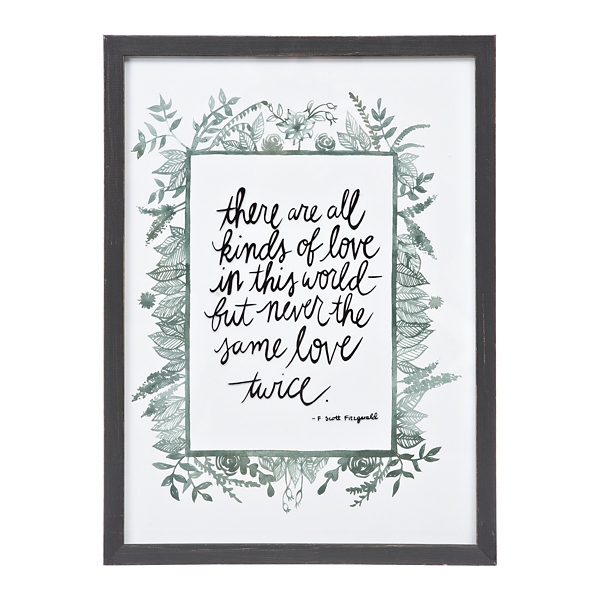 I Love Her Quote F. Scott Fitzgerald Quote, Literary Art Print, Romantic  Wall Art, Love Quote, Anniversary Gift, Fine Art Print, Unframed -   Canada