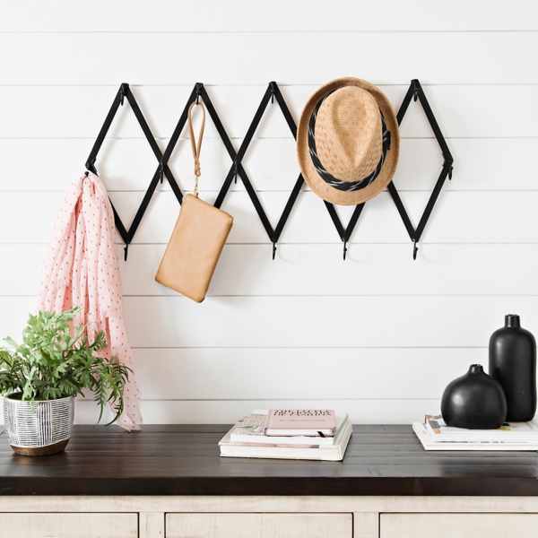 Accordian wall online hanger