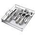 Abby 61-pc. Flatware Set with Metal Wire Caddy