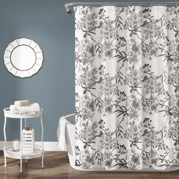 botanical shower curtain