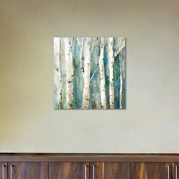 Watercolor River Birch Canvas Art Print Kirklands Home