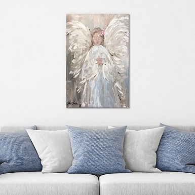 My Angel Champagne Framed Canvas Art Print, 18x26
