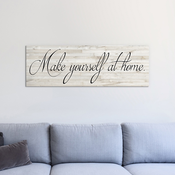 Make Yourself At Home Canvas Art Print Kirklands