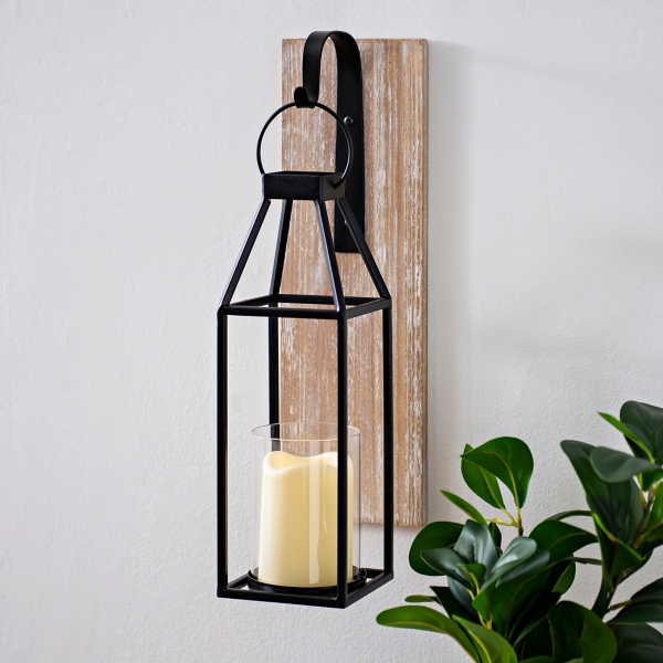 Indoor Lantern Wall Sconce