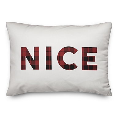 Naughty and nice pillows