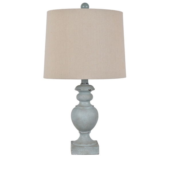 pale blue bedside lamps
