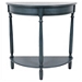 Antique Navy Half Round Console Table