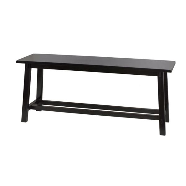 Farmhouse black deals bench