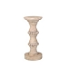 Banded Bead Wood Candle Holder, 11 in.