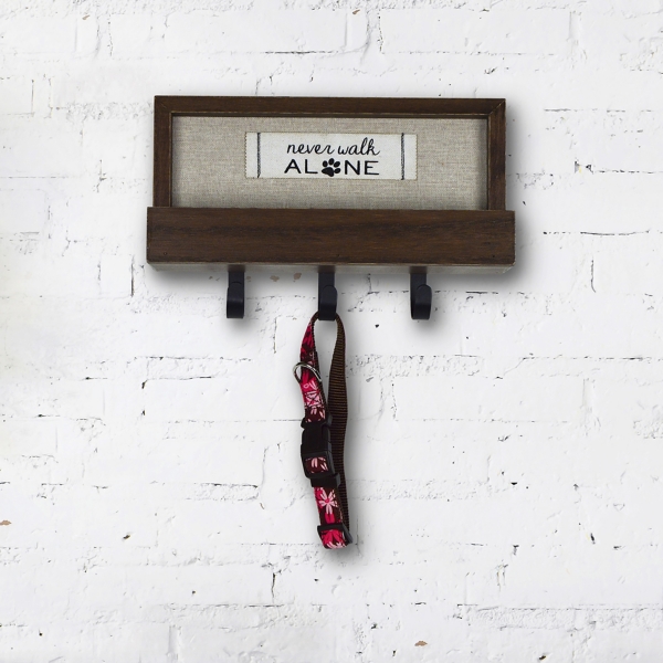 Never Walk Alone Pet Shelf With Wall Hooks Kirklands