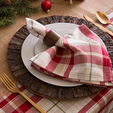 Christmas Napkins set of 4 pcs Linen Napkins Red / Green Custom order –  HempOrganicLife