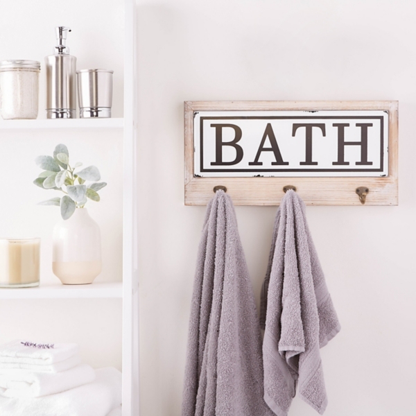 bath towel hooks