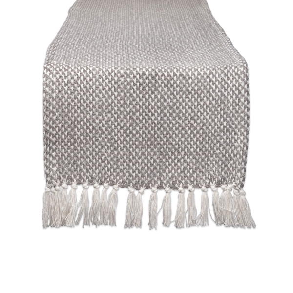 gray table runner