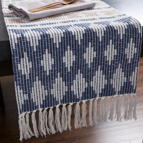 Blue And Stone Southwest Table Runner 72 In Kirklands