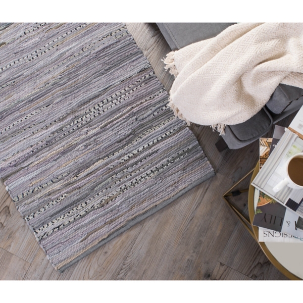 Gray Rag Accent Rug | Kirklands Home