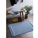 Blue Variegated Accent Rug