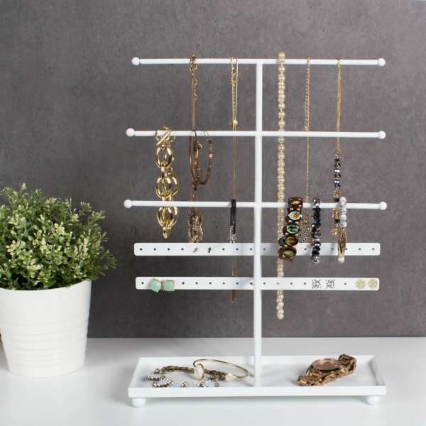 3Tier White Jewelry Organizer Kirklands Home