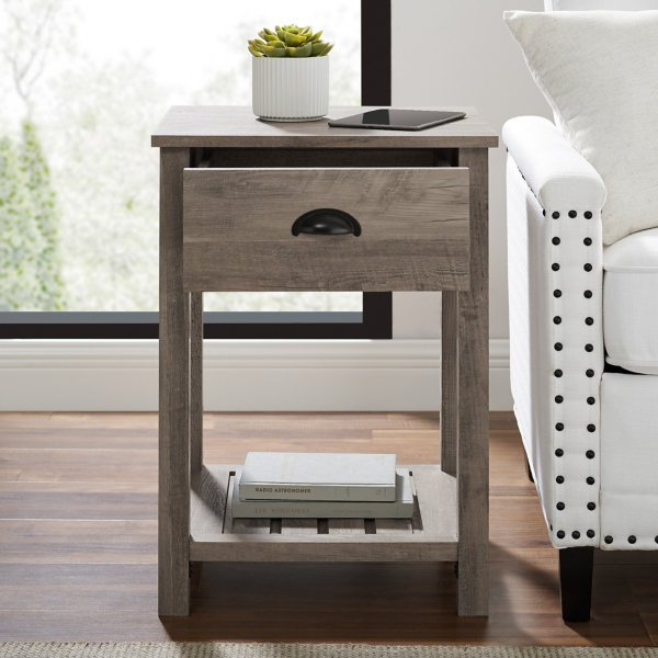 Gray deals accent table