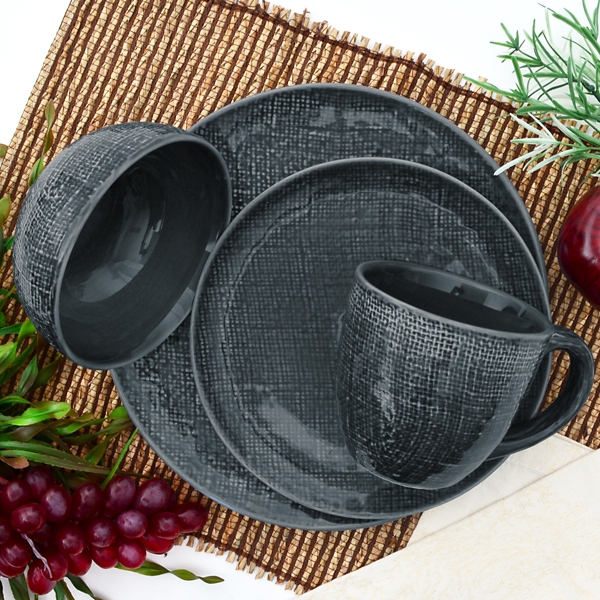 Denim Kain 16-pc. Dinnerware Set | Kirklands Home
