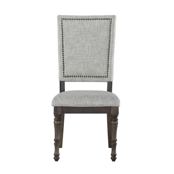 Gray Dawson Upholstered Dining Chairs, Set of 2