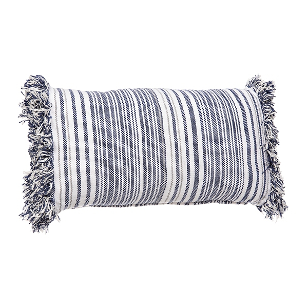 fringe lumbar pillow