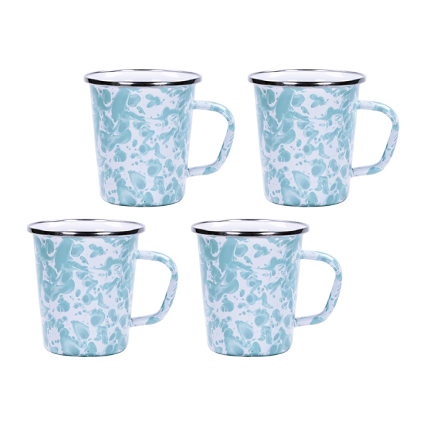 glass latte mugs set of 4