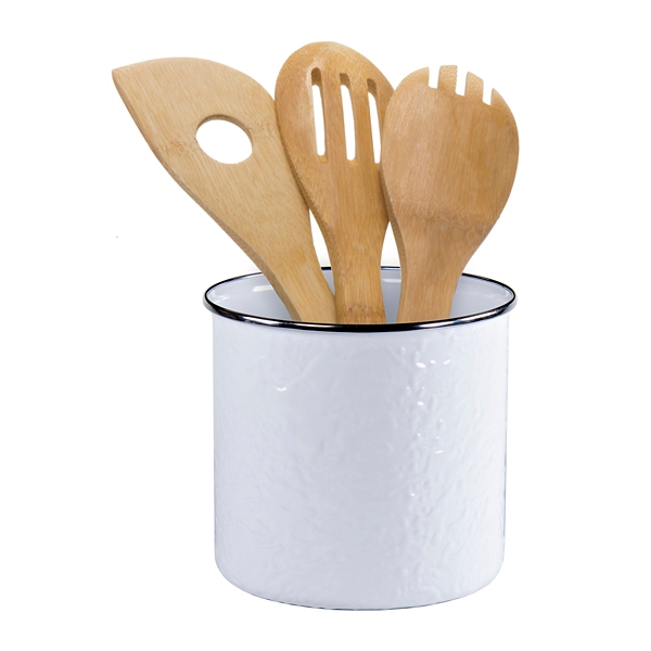 Solid White Utensil Holder Kirklands Home