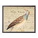 Bird on Letter I Framed Art Print