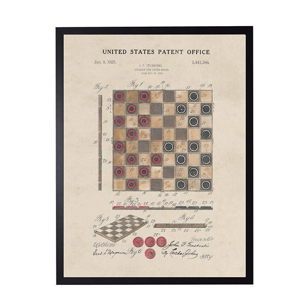 vintage checkers game