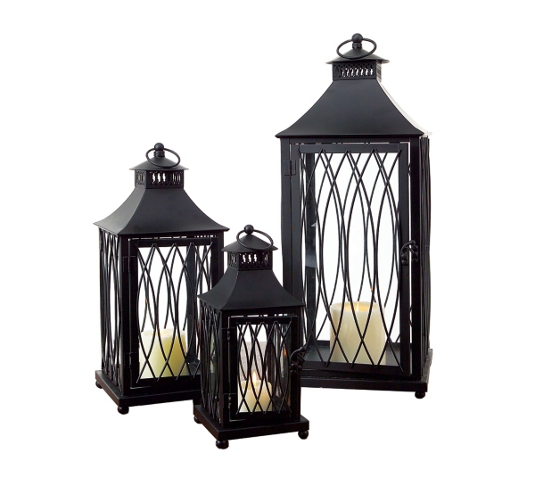 outdoor lantern set