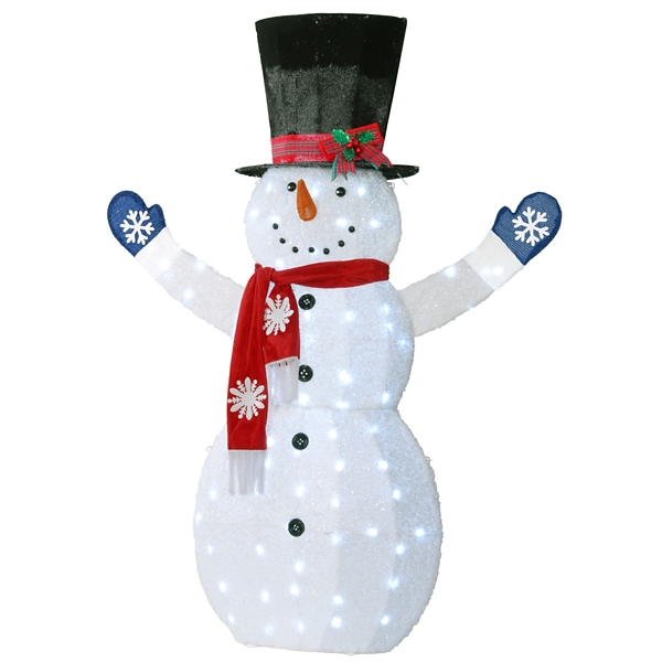 Pre-Lit Snowman Decoration Statue | Kirklands Home