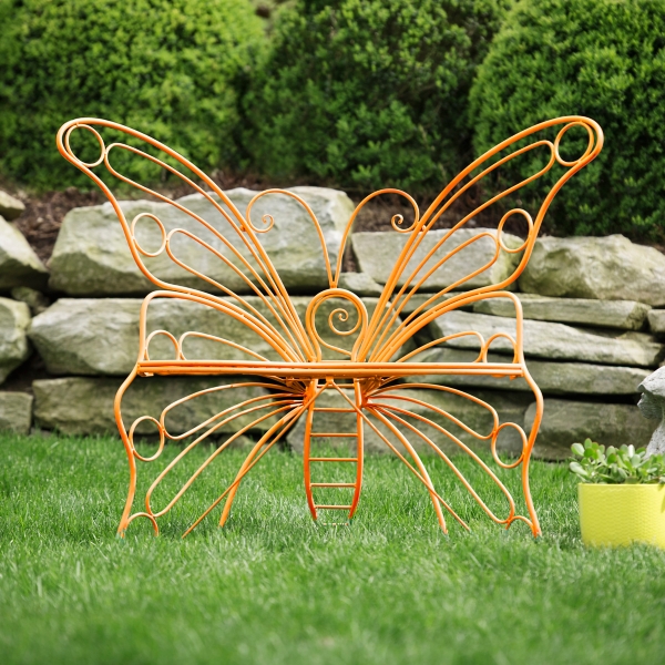 Orange best sale butterfly chair