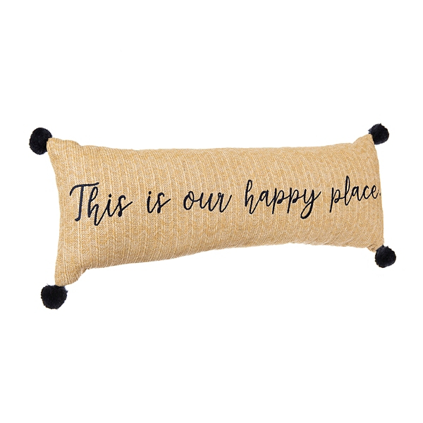 This is our 2025 happy place pillow