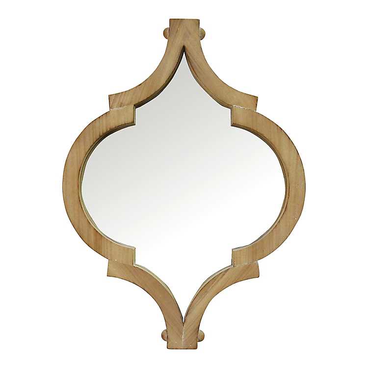 White Set of 3 Melena Moroccan Mirrors Wall Hanging Mirrors Home Decor Modern 