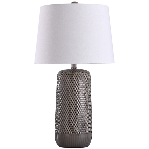 woven table lamp