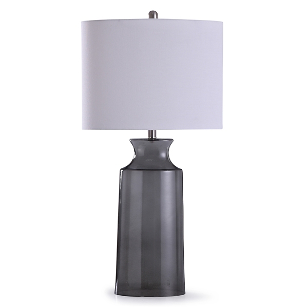 dark gray table lamp