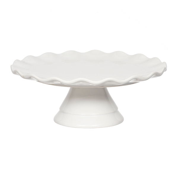 Ruffle Edge Cake Stand Kirklands Home