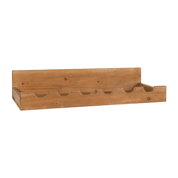 Natural Wall Wine Rack Shelf Kirklands Home