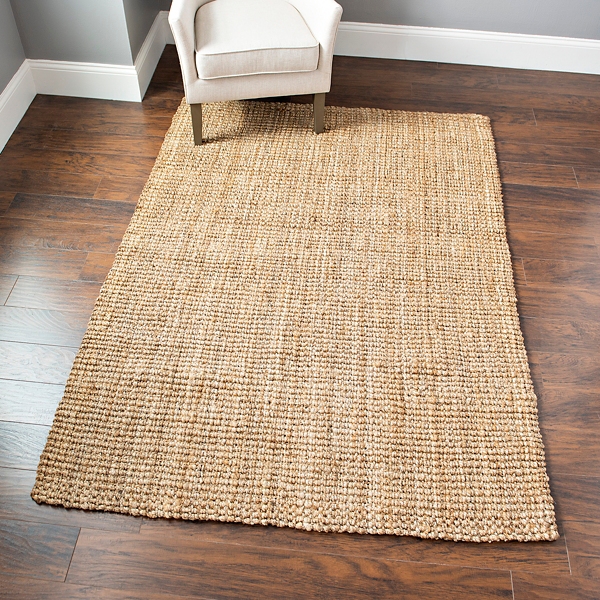 Soft Jute Rug With Rug Pad 5x7 Feet Approx on Sale for Home 