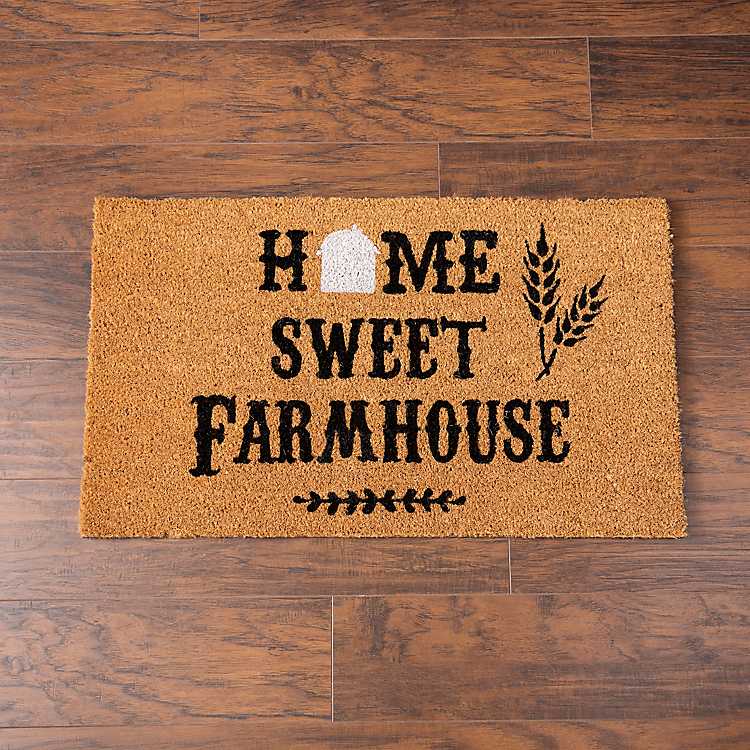 Love Grows Best Doormat  Welcome Mat  Quote Doormat  Farmhouse Decor  Front Porch Decor  Gifts For Her  Coir Doormat  Housewarming