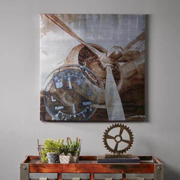 Vintage Aviation Canvas Art Print Kirklands