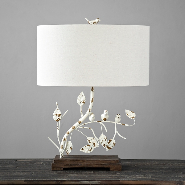 bird and branch table lamp