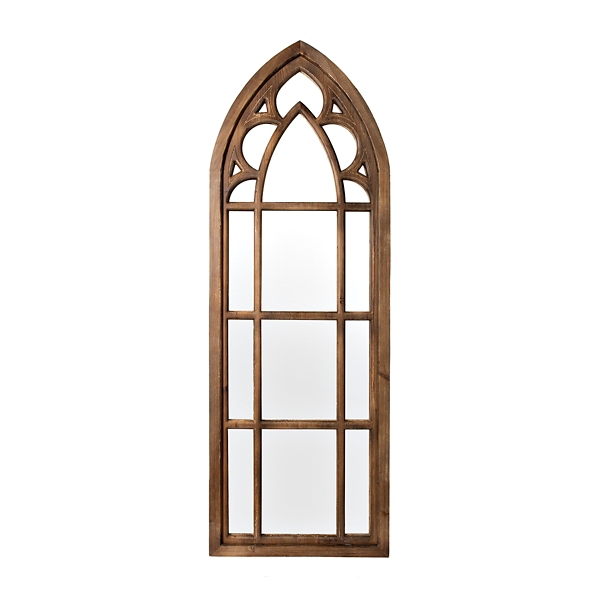 Brown Wooden Arched Wall Mirror | Kirklands Home