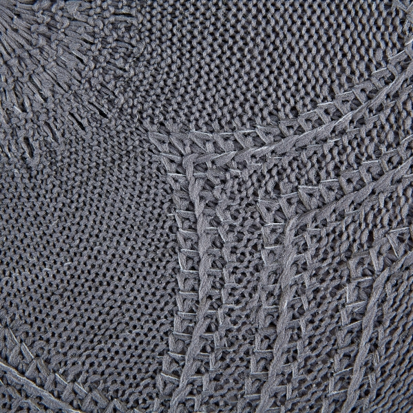 Gray Woven Round Placemats, Set of 6