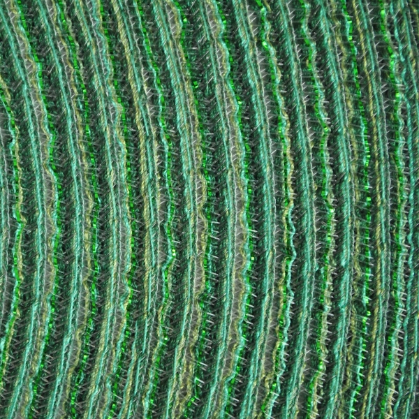 Green Variegated Round Placemats, Set of 6