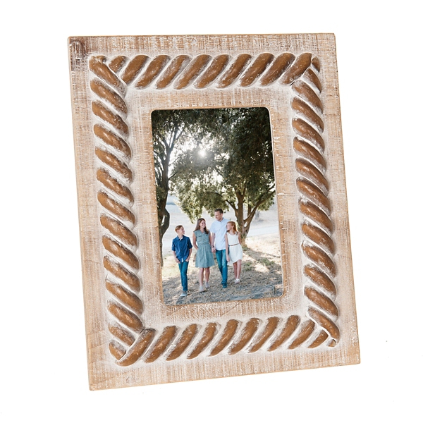 Wooden Woven Rope Picture Frame, 4x6 Kirklands Home