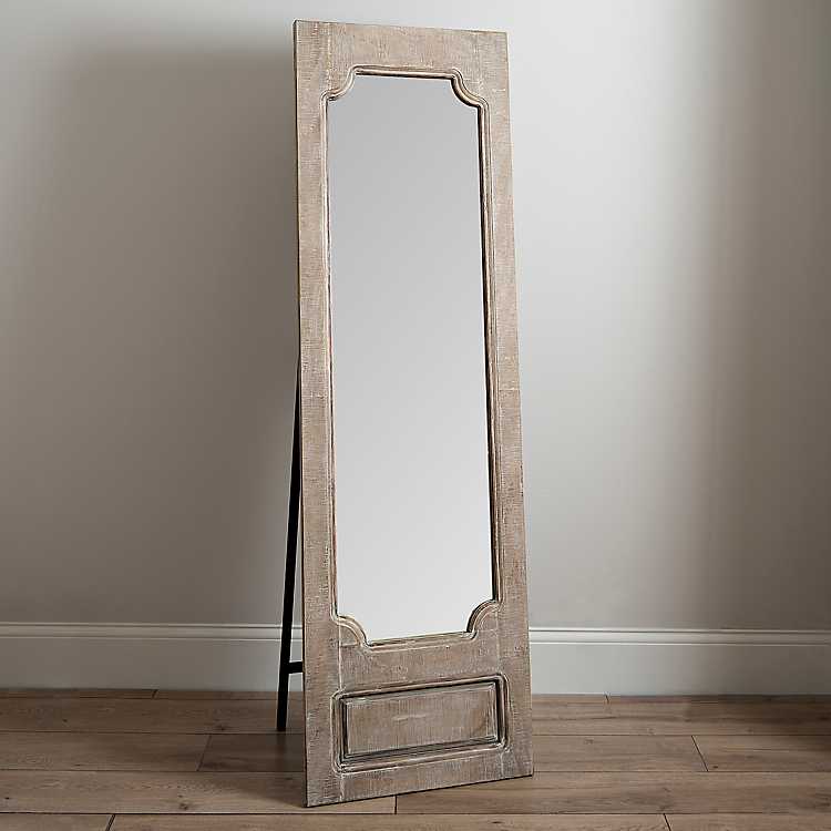 Natural Cheval Standing Mirror 21 5x70, Large Wooden Floor Standing Mirror