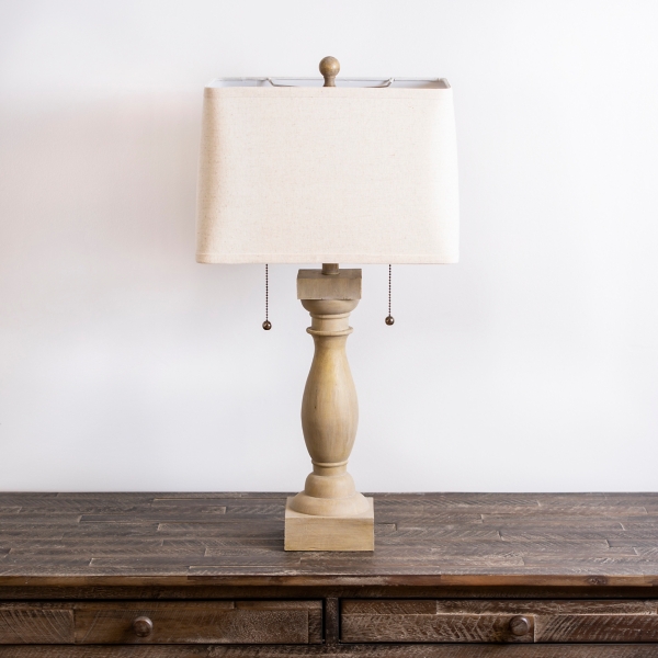 double table lamp